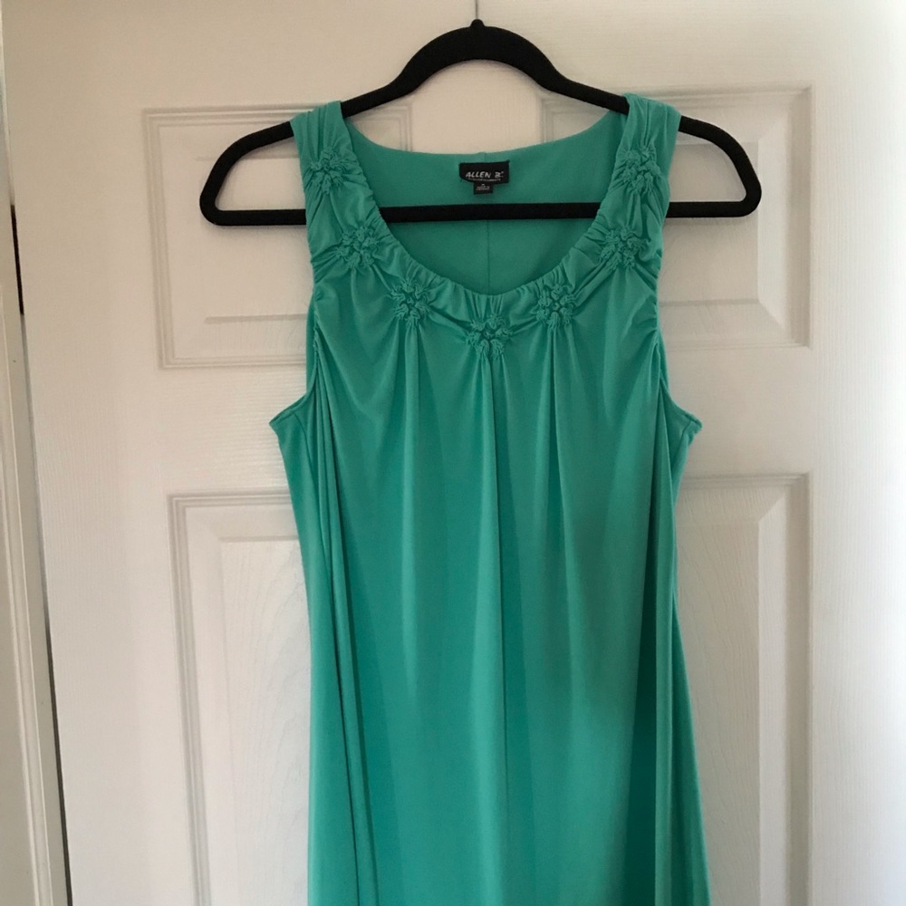 Mint green cocktail dress by Allen B